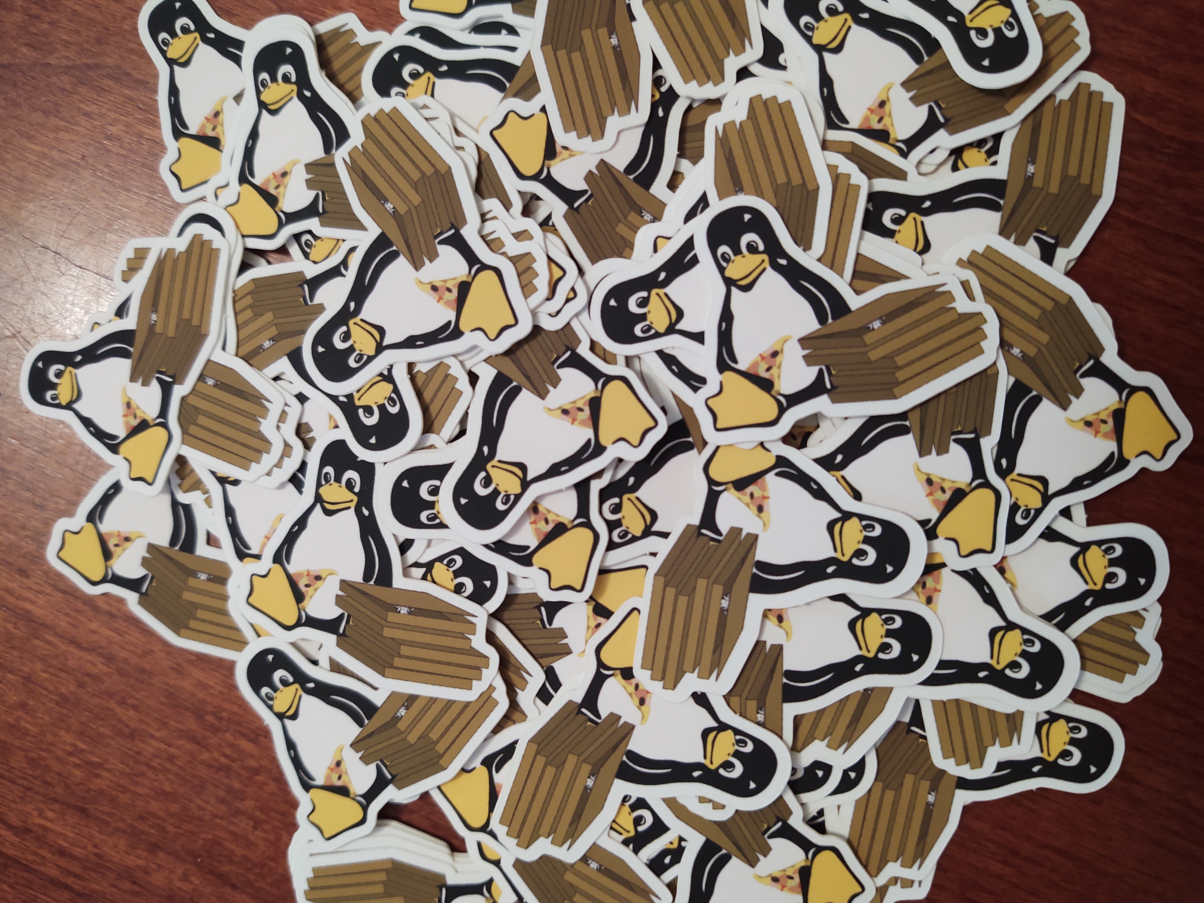 Linux.Pizza Stickers!